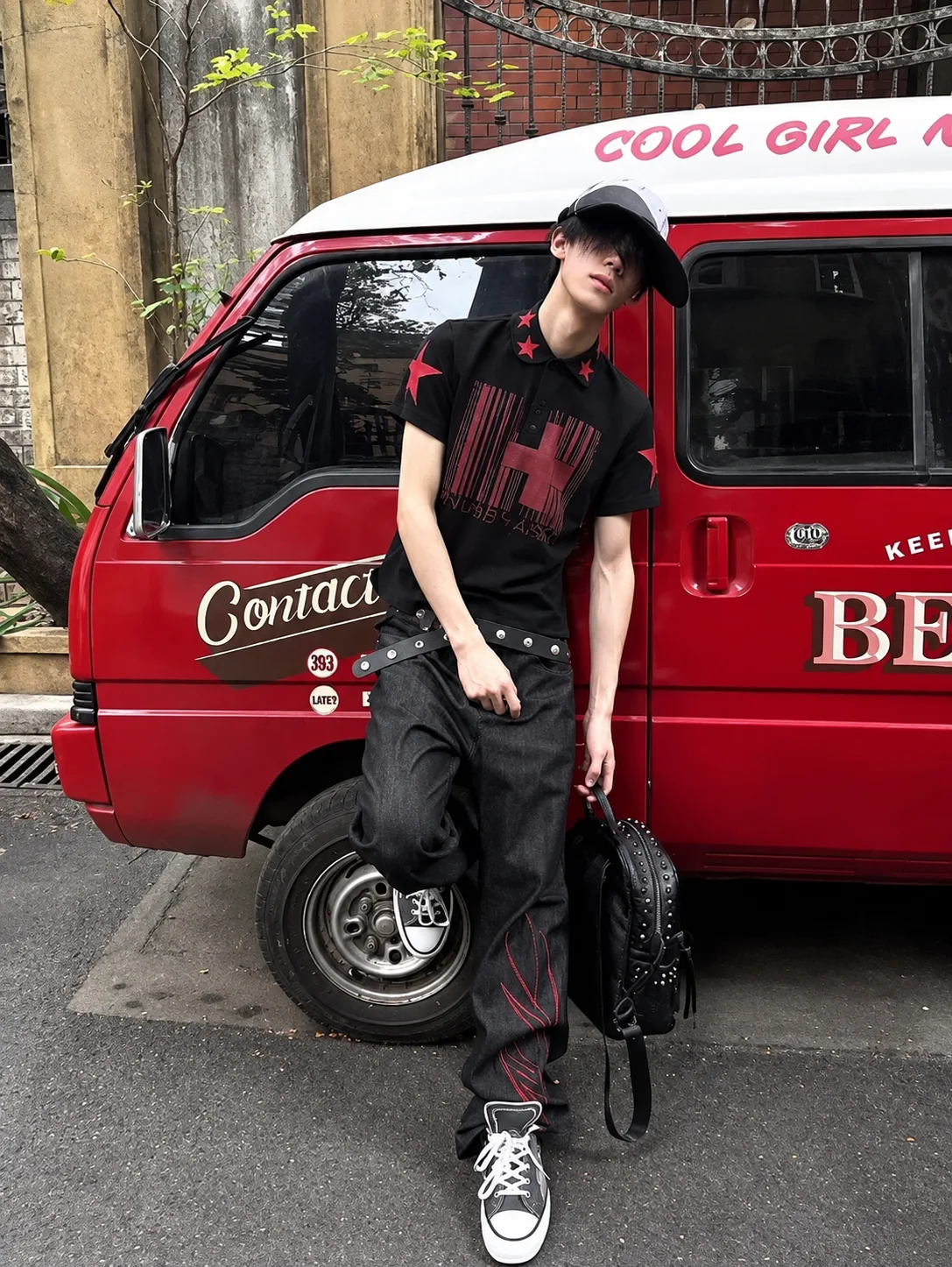 Rebel Flame Baggy Denim 3