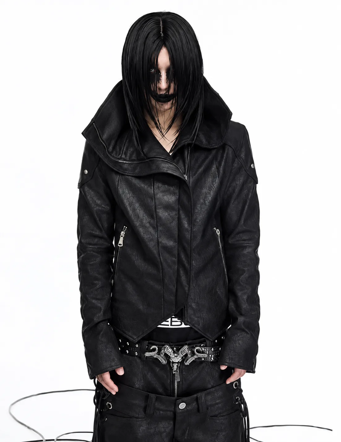 Asymmetric Leather Jacket 4