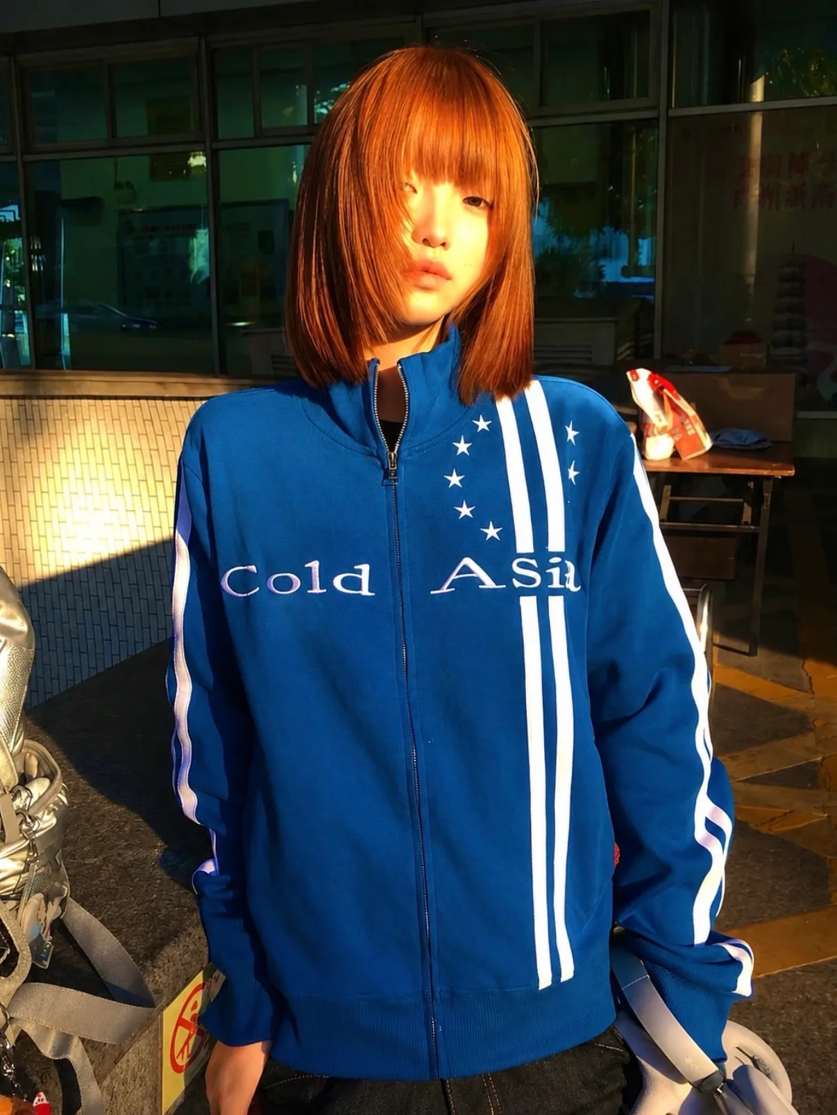 VOIDEN COLD ASIA STAR TRACK JACKET BLUE 2