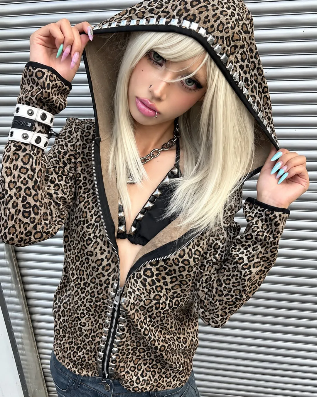 Fierce Leopard Zip-Up 1