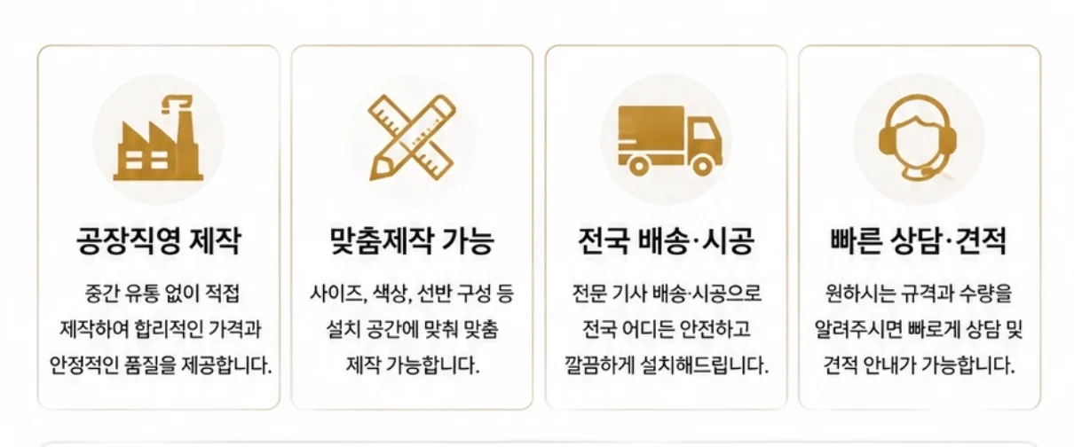 스마트 박스 쇼케이스 진열장 설명 사진