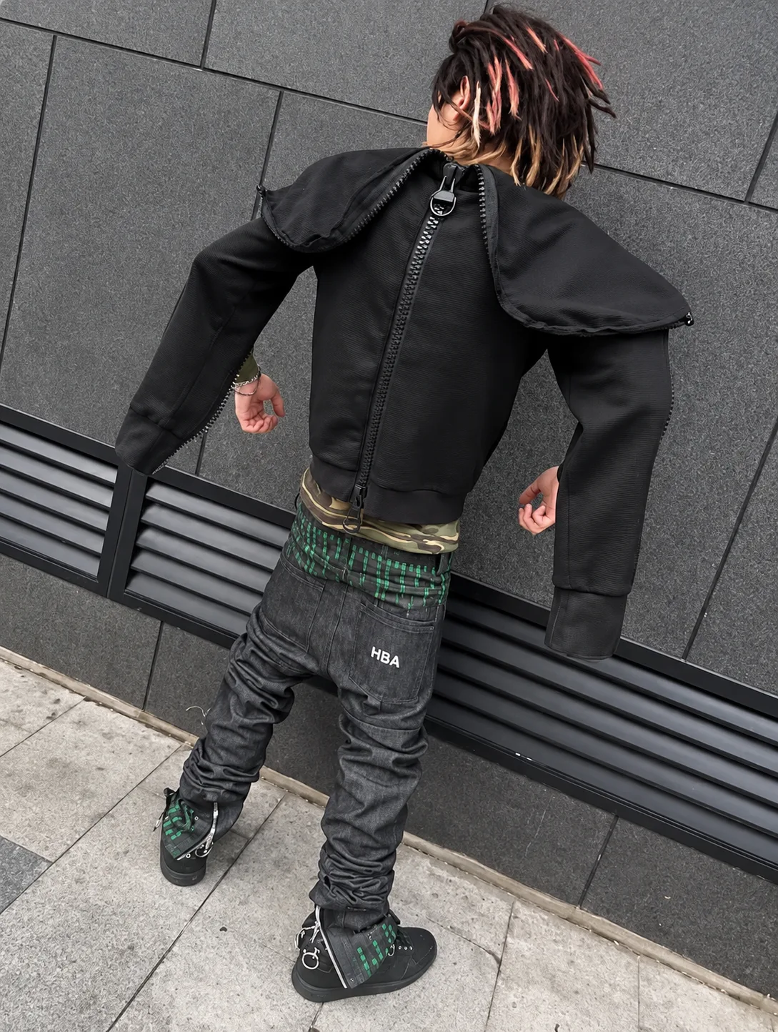 DECONSTRUCTED ZIP HOODIE 5