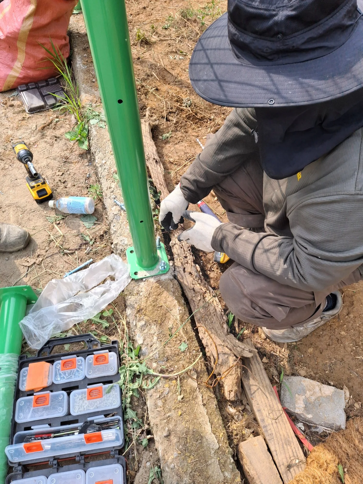 오산 공장 펜스 교체,철망울타리설치 사진 15