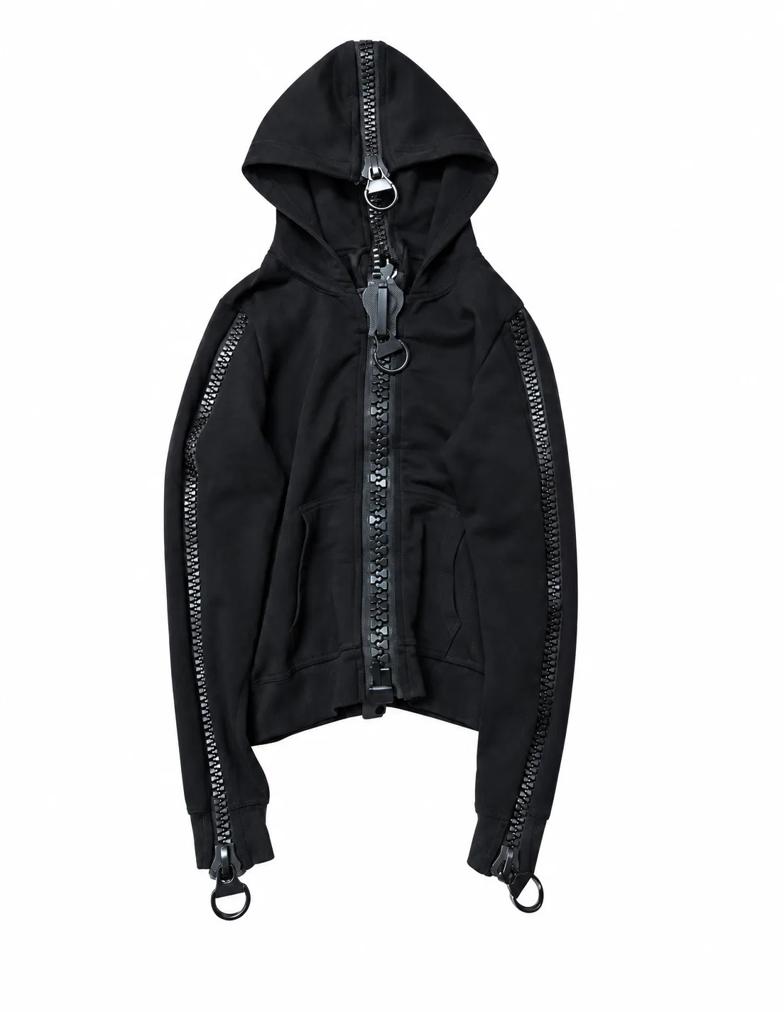 DECONSTRUCTED ZIP HOODIE 2