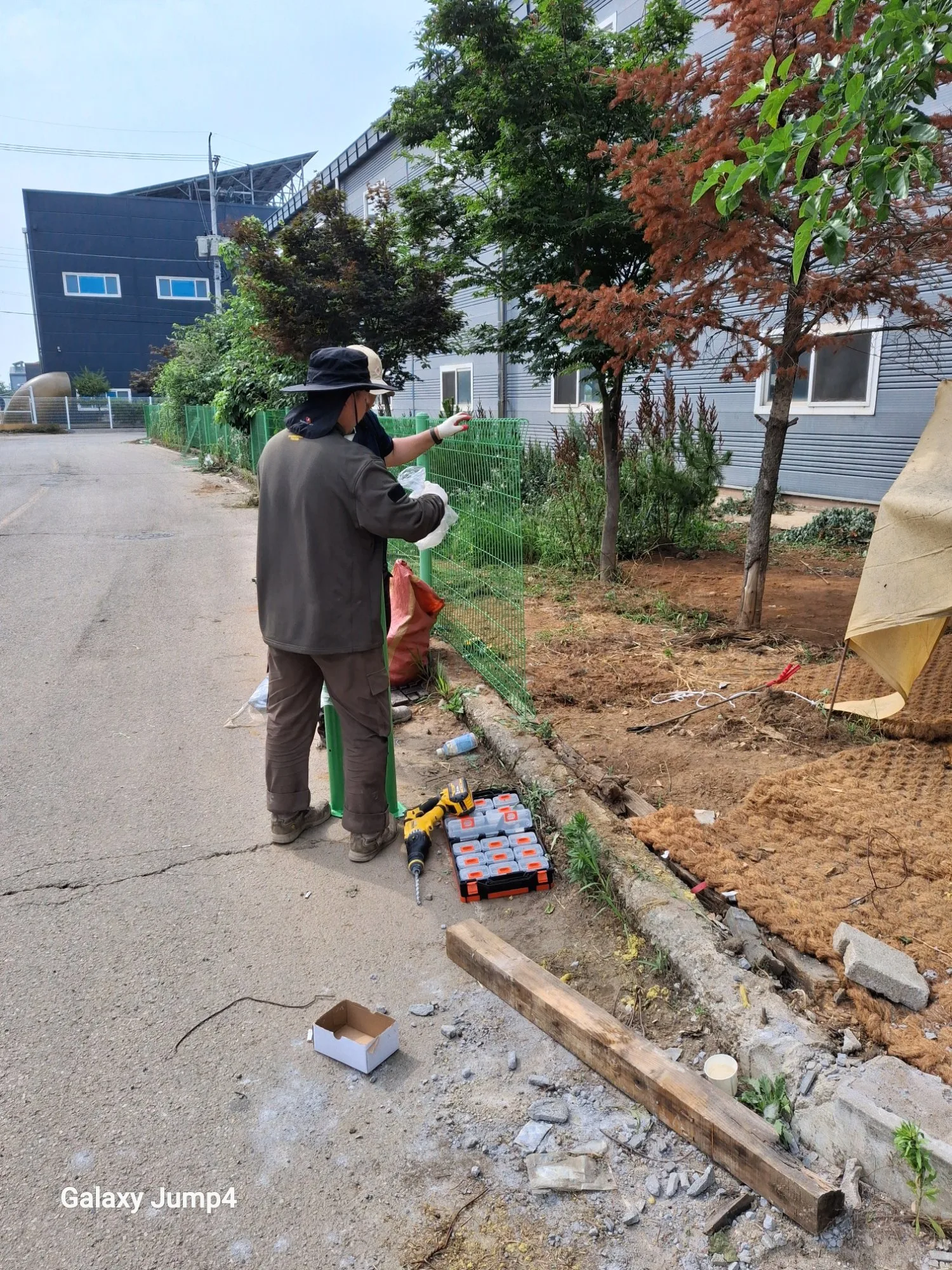 오산 공장 펜스 교체,철망울타리설치 사진 13