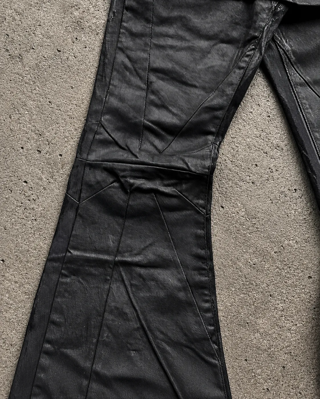 Overlay Panel Flare Pants 5