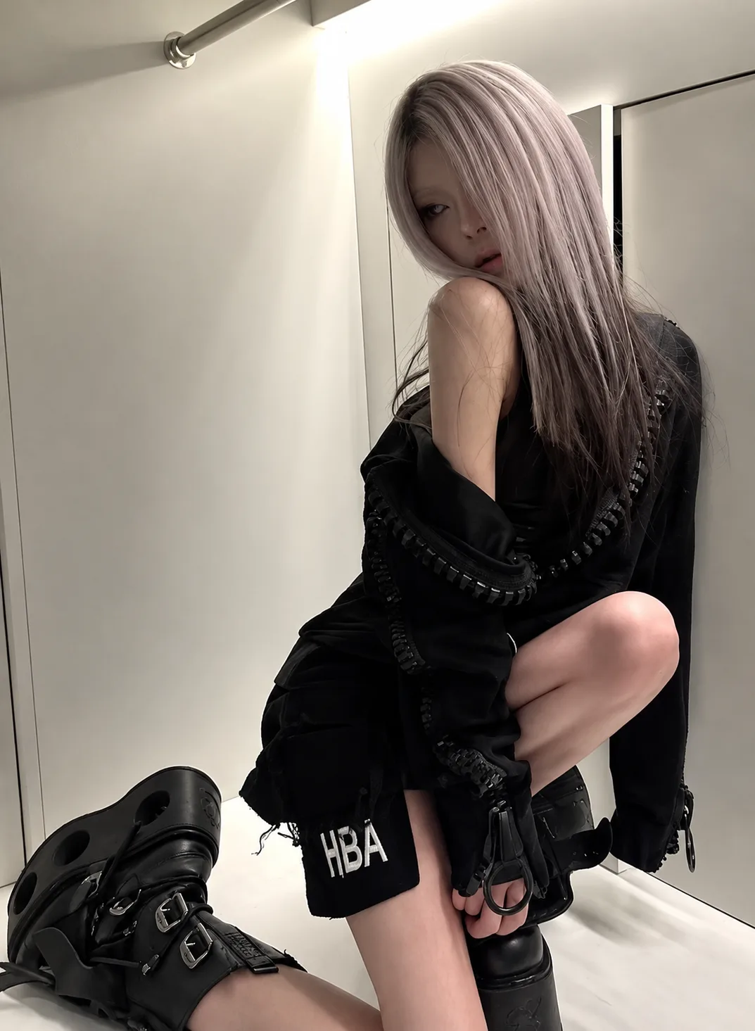 DECONSTRUCTED ZIP HOODIE 4