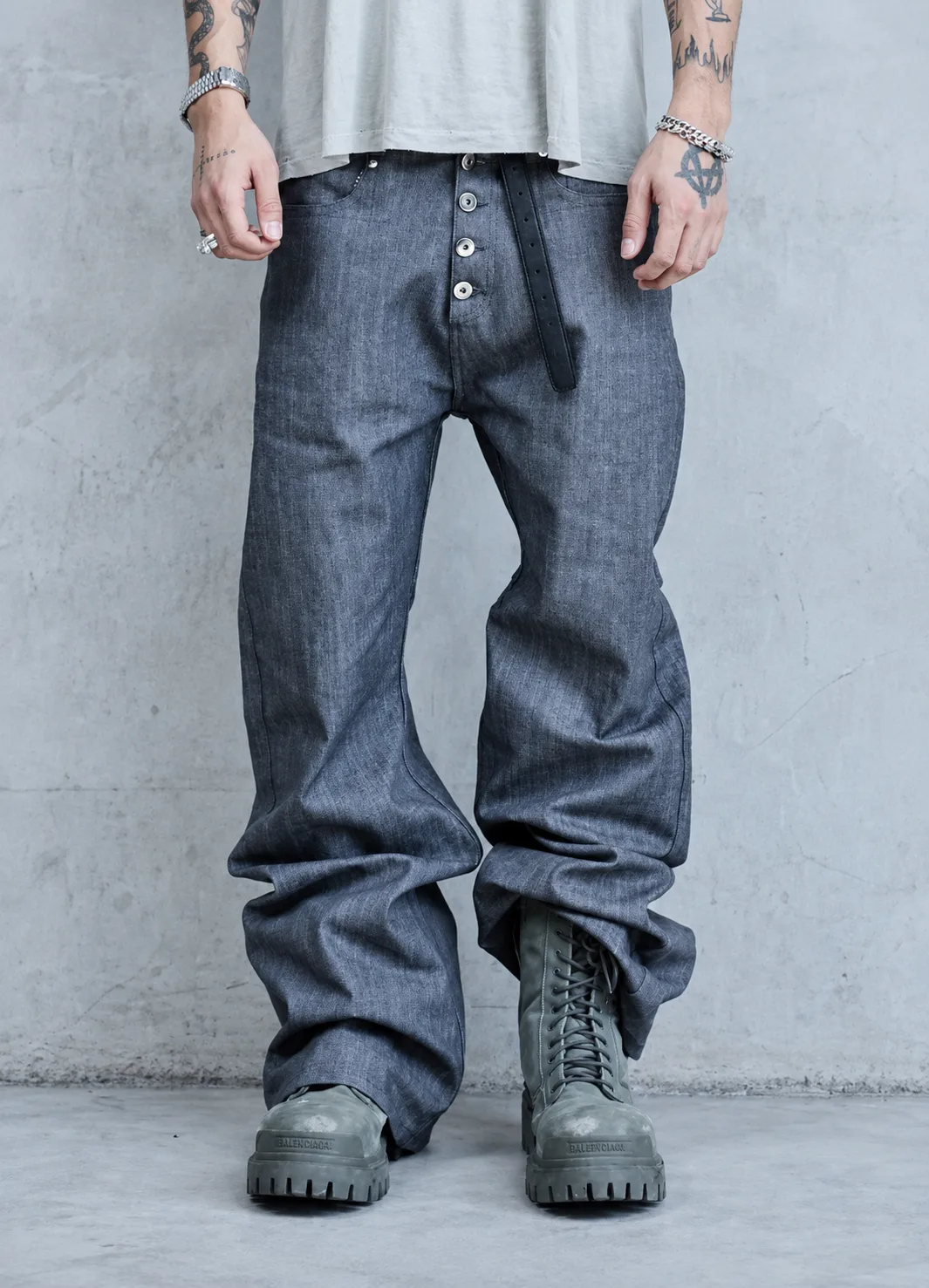 VOIDEN premium ARCHIVE ASH DENIM 설명 사진