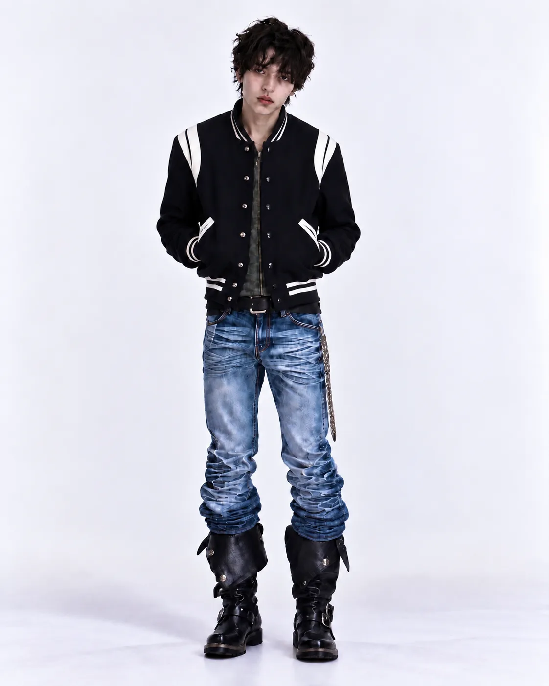 VOIDEN SIGNATURE VARSITY JACKET 설명 사진