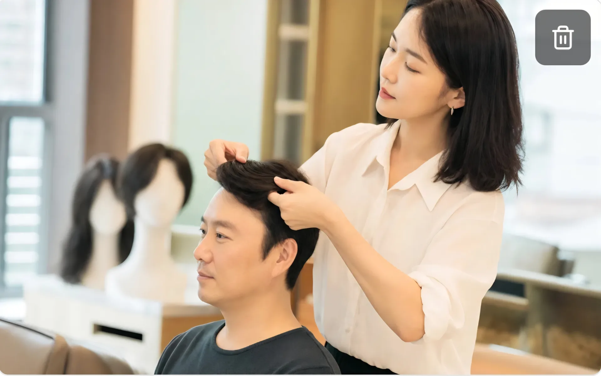 살롱드로웰미 위그 대표 이미지
