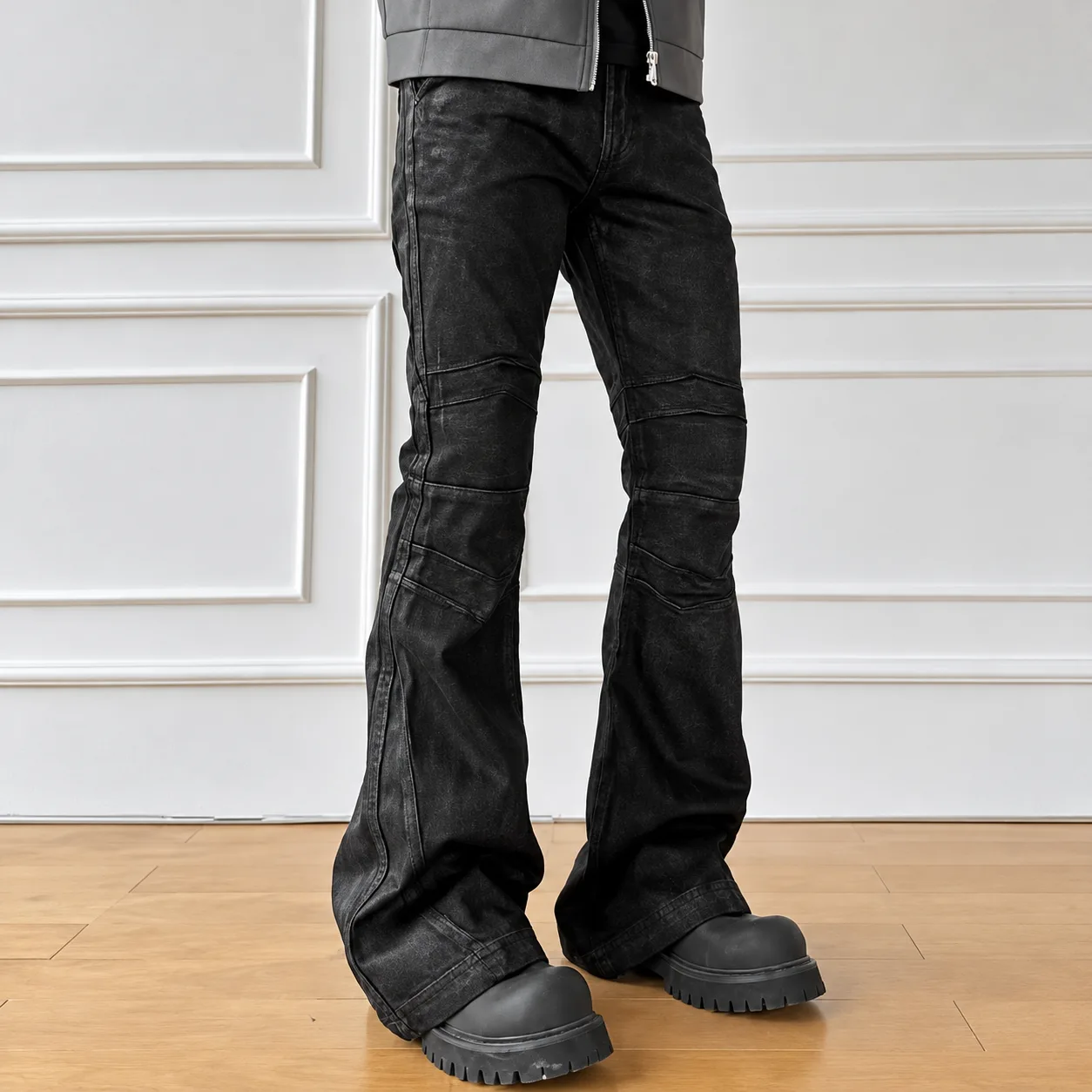 Obsidian Seam Flare Denim 설명 사진