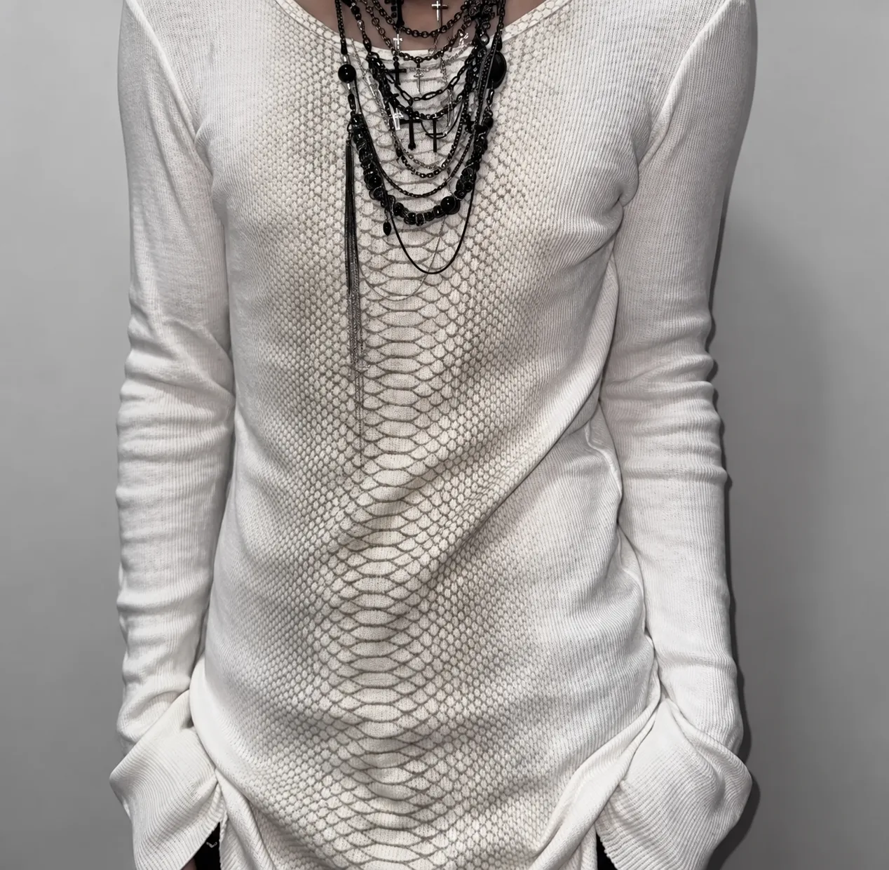 Snake Print Long Sleeve 설명 사진