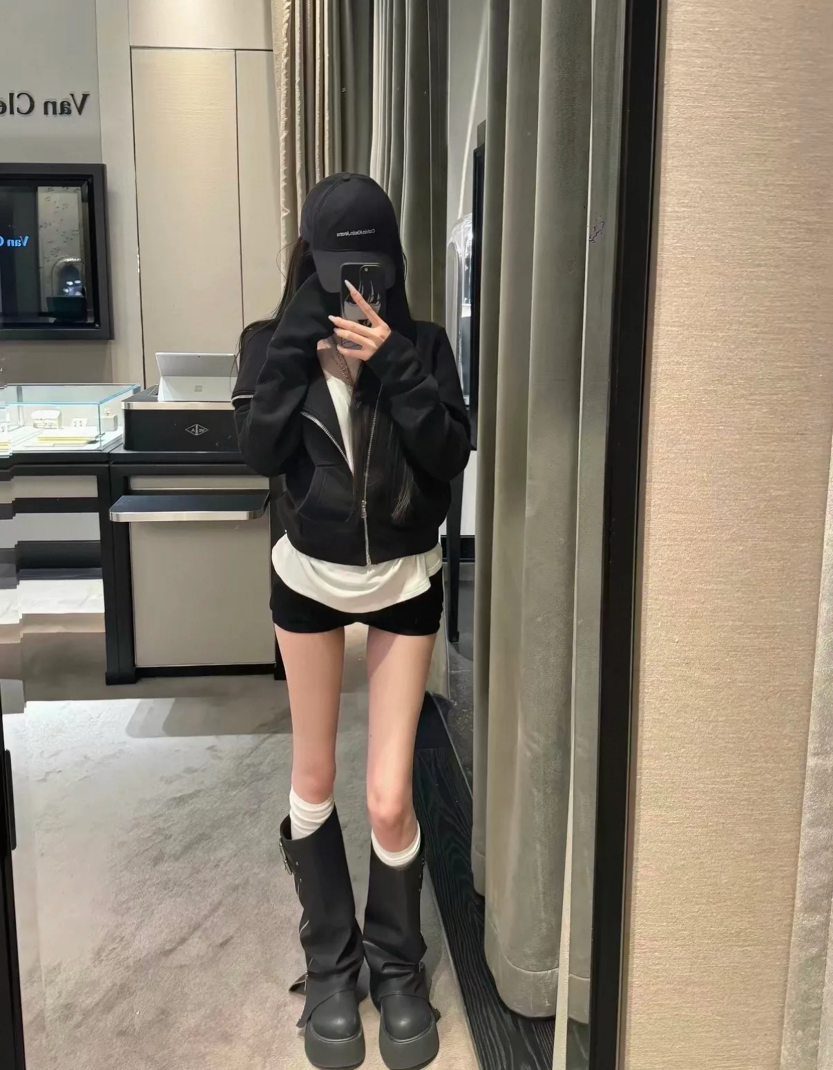 [여성] high neck jacket 4