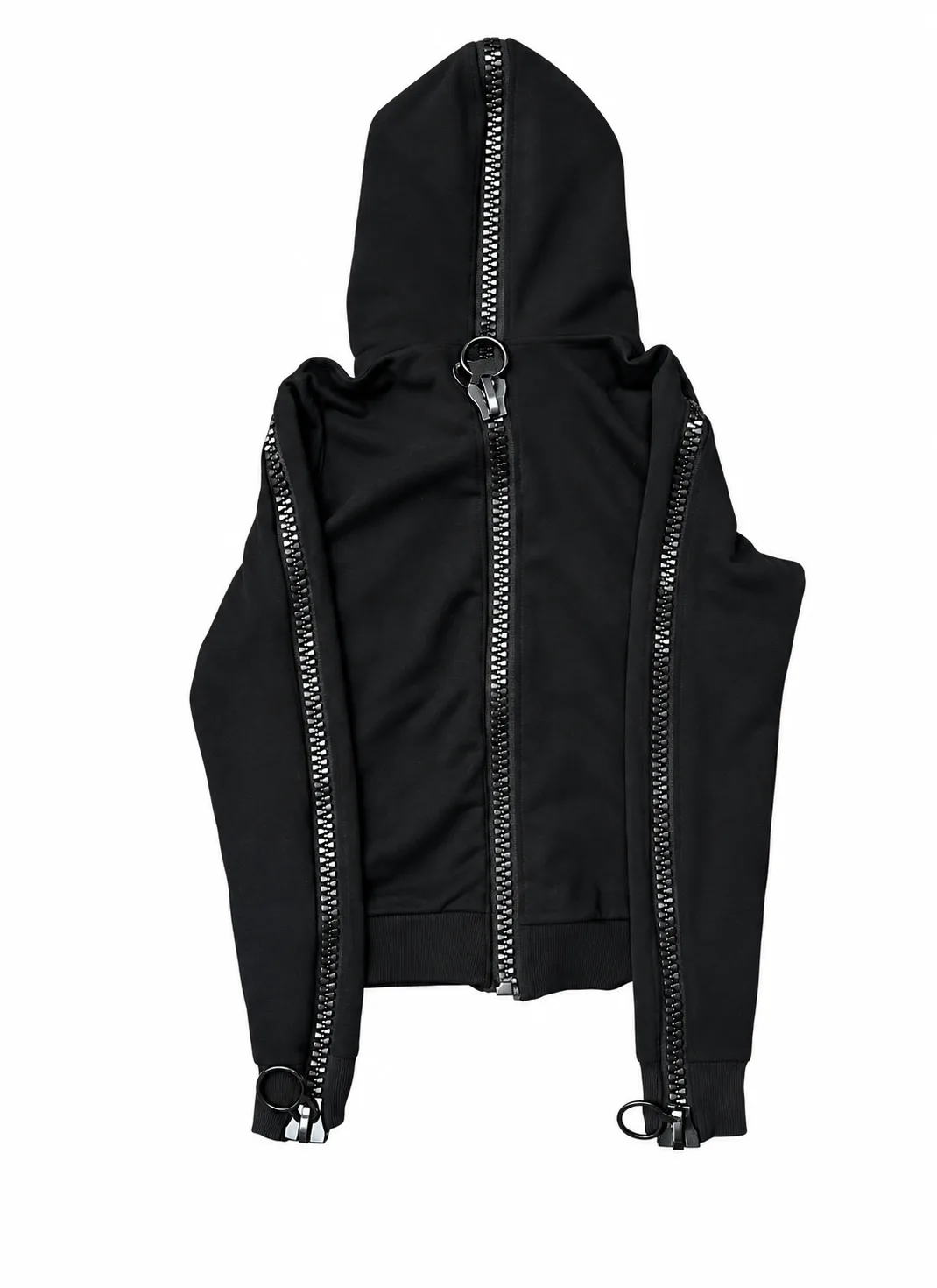 DECONSTRUCTED ZIP HOODIE 1