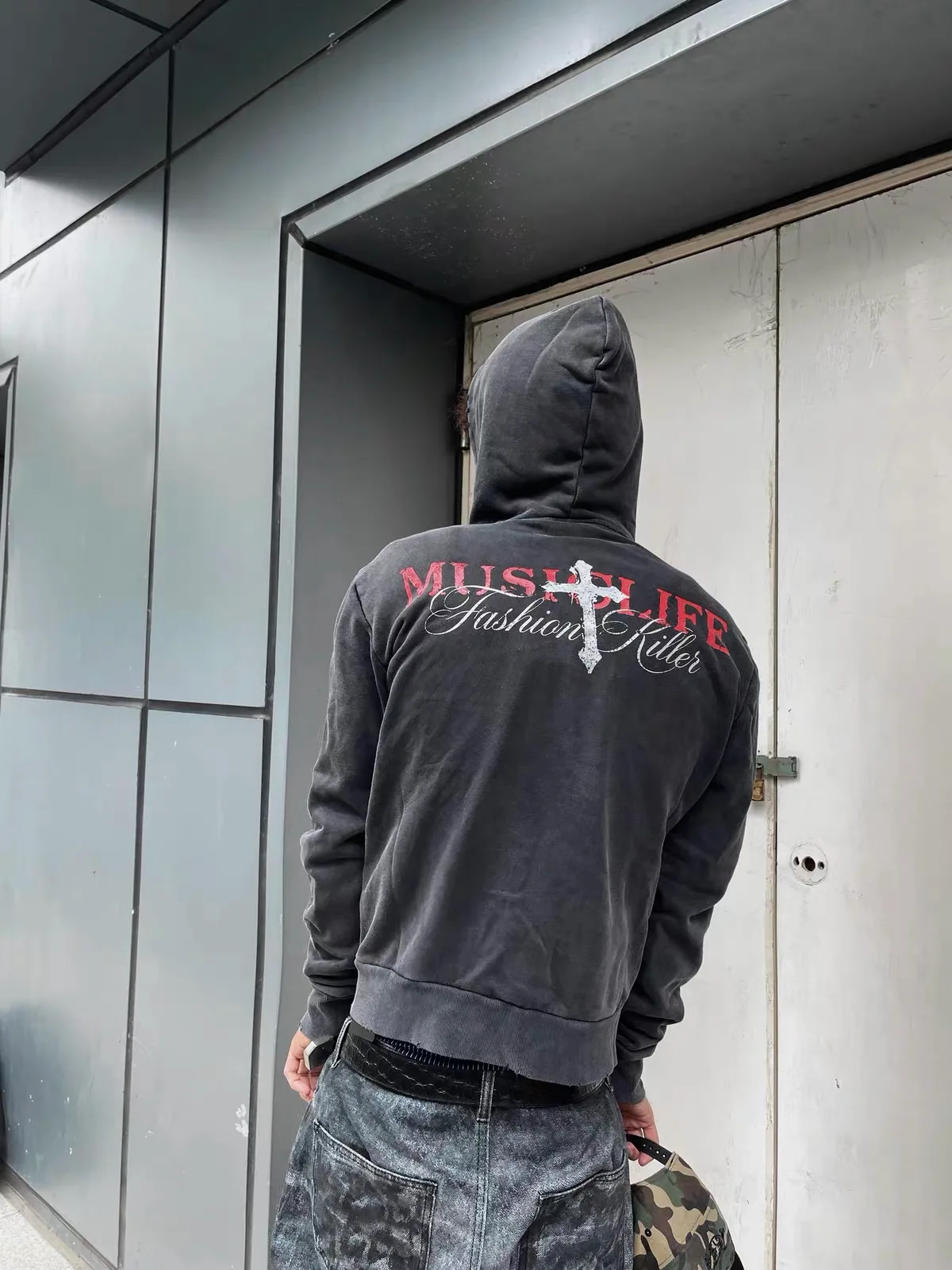 Music Killer Vintage Zip-Up Hoodie 4