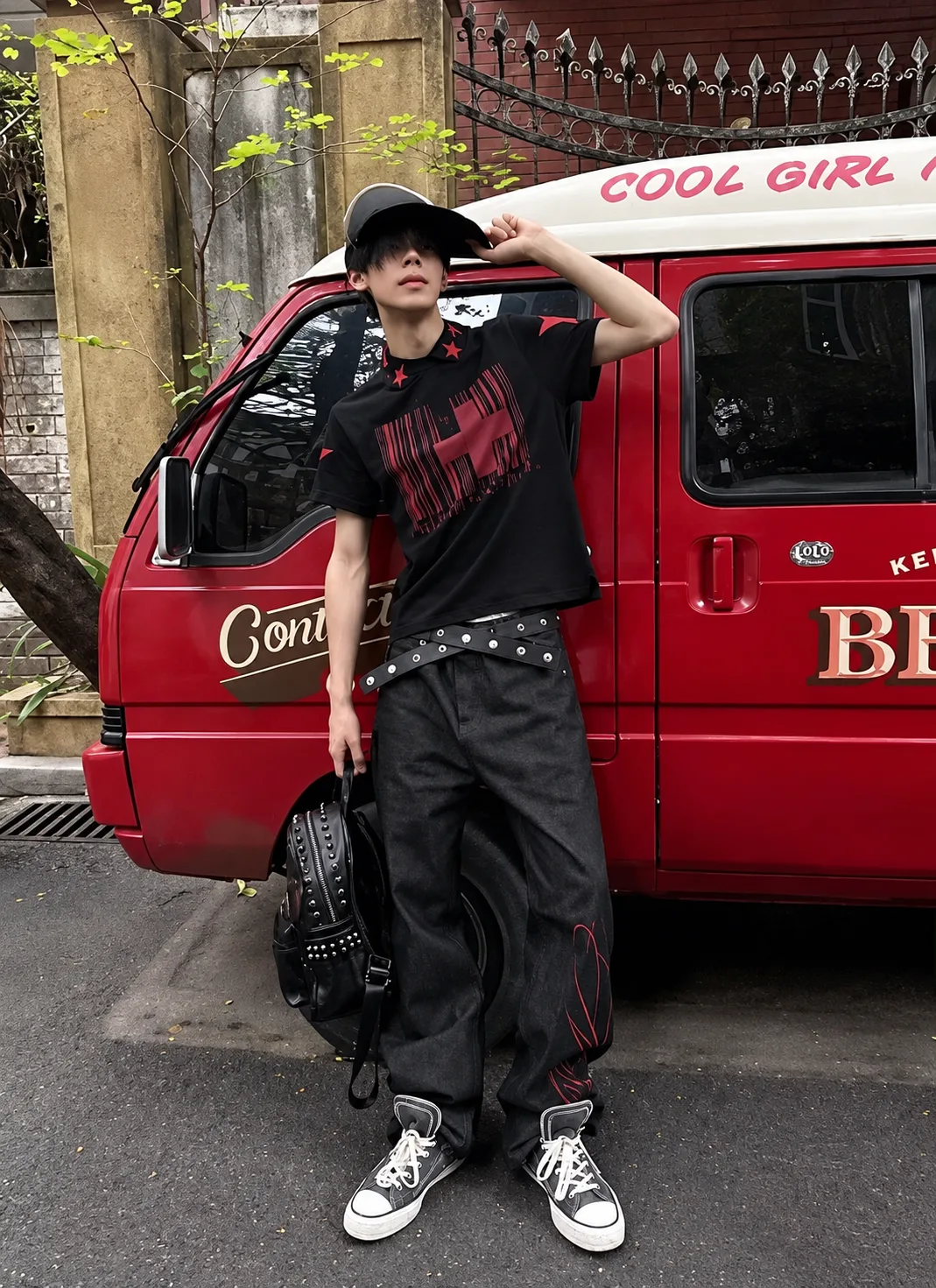 Rebel Flame Baggy Denim 4