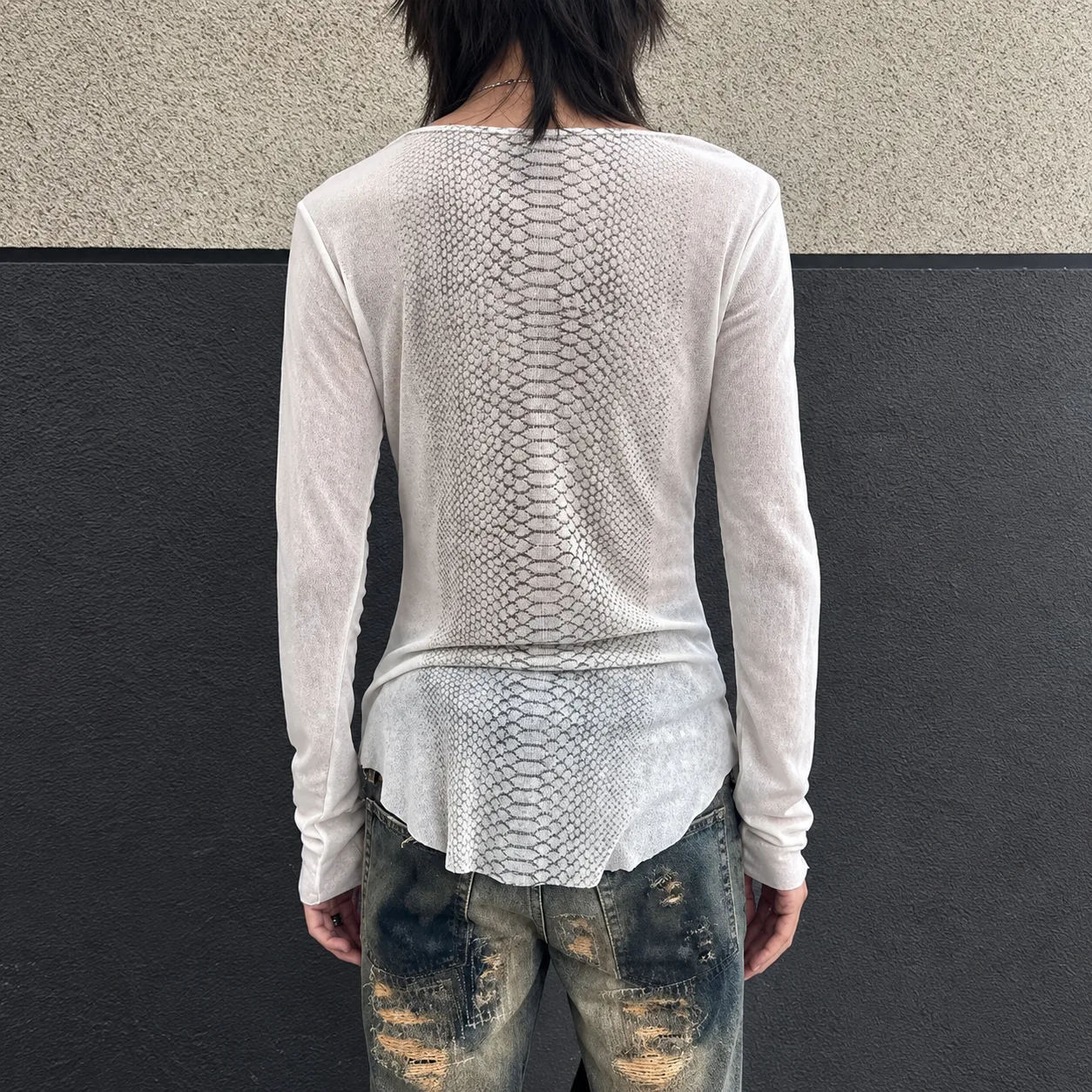 Snake Print Long Sleeve 2