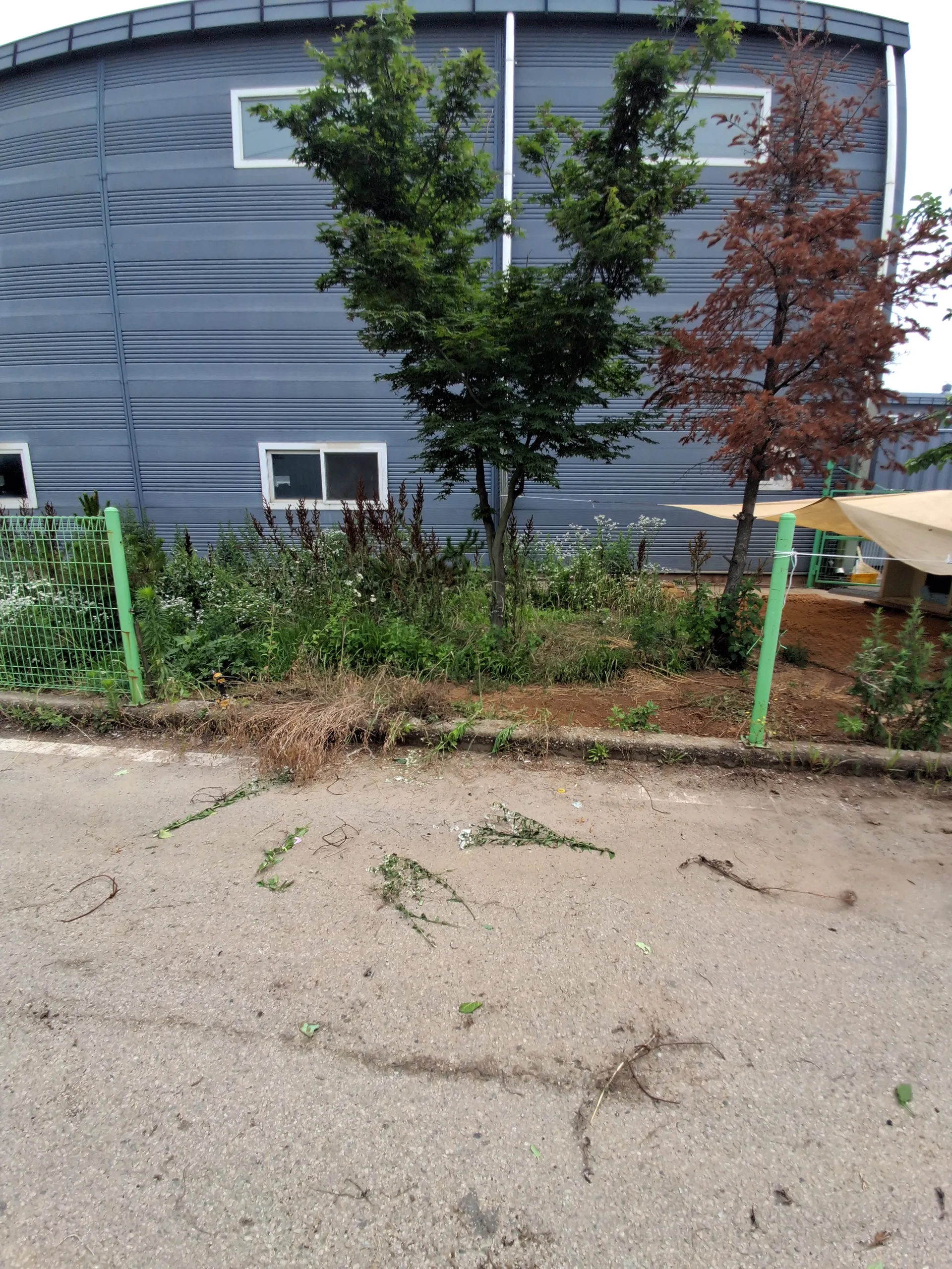 오산 공장 펜스 교체,철망울타리설치 사진 9