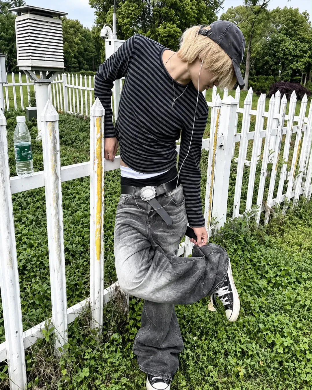 Grunge Stripe Long Sleeve 1