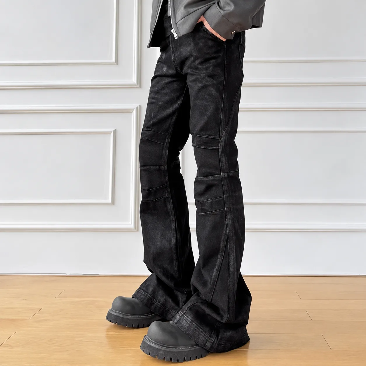 Obsidian Seam Flare Denim 2