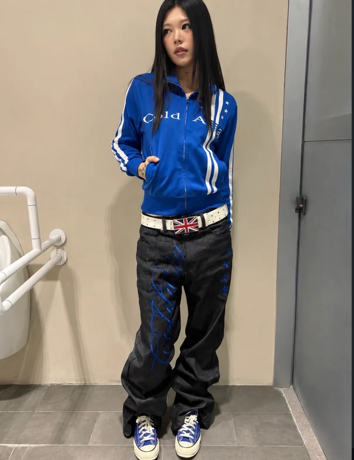 VOIDEN COLD ASIA STAR TRACK JACKET BLUE 4
