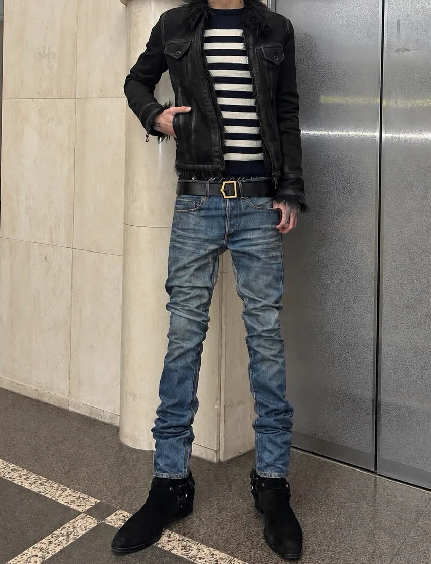 Premium Washed Slim Denim 3