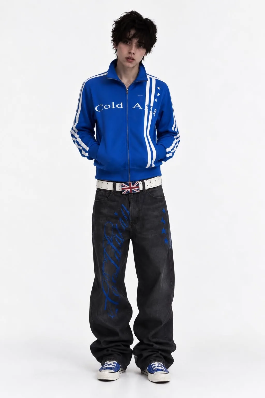 VOIDEN COLD ASIA STAR TRACK JACKET BLUE 1