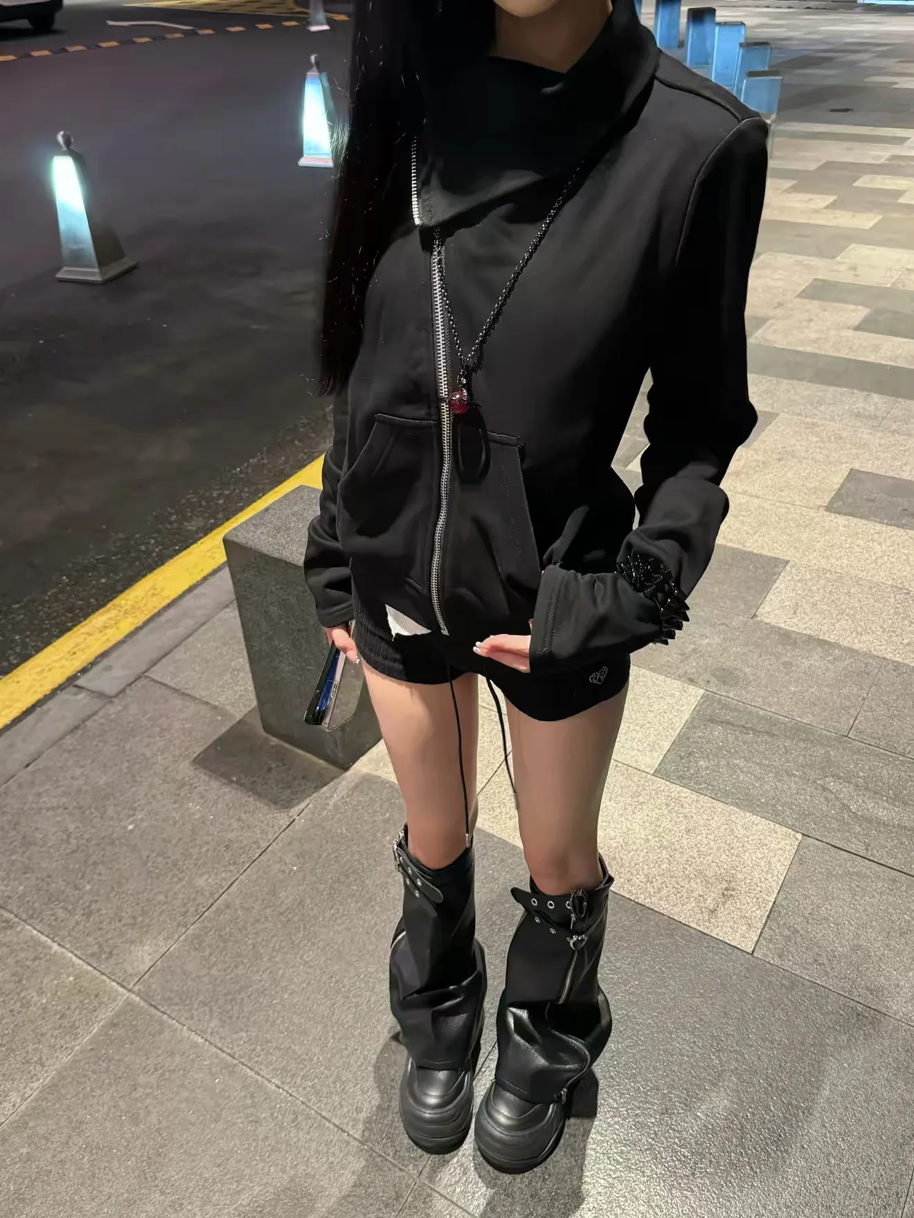 [여성] high neck jacket 3