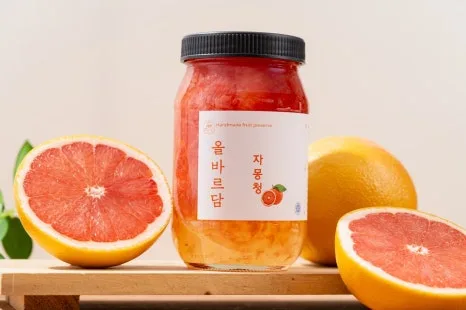 자몽청