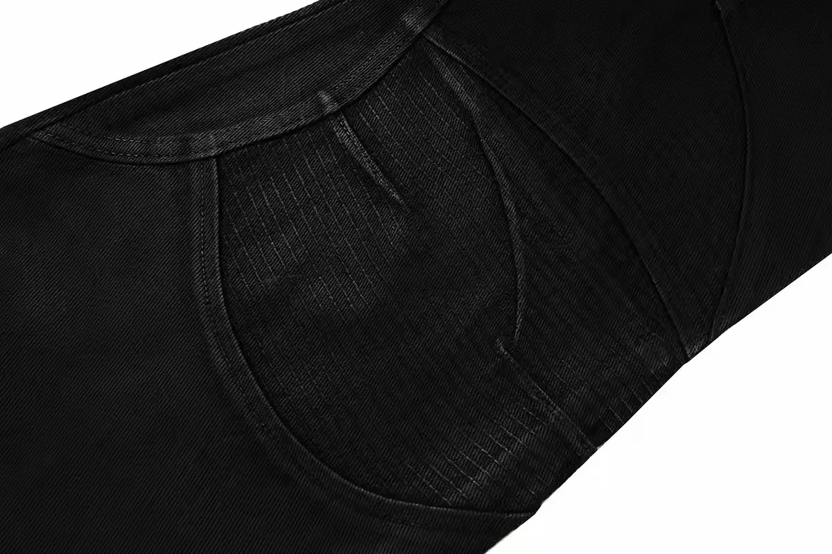 Arc Panel Coated Flare Pants 6