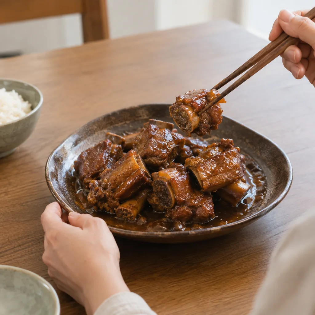 한방돼지갈비, 여기 있어요