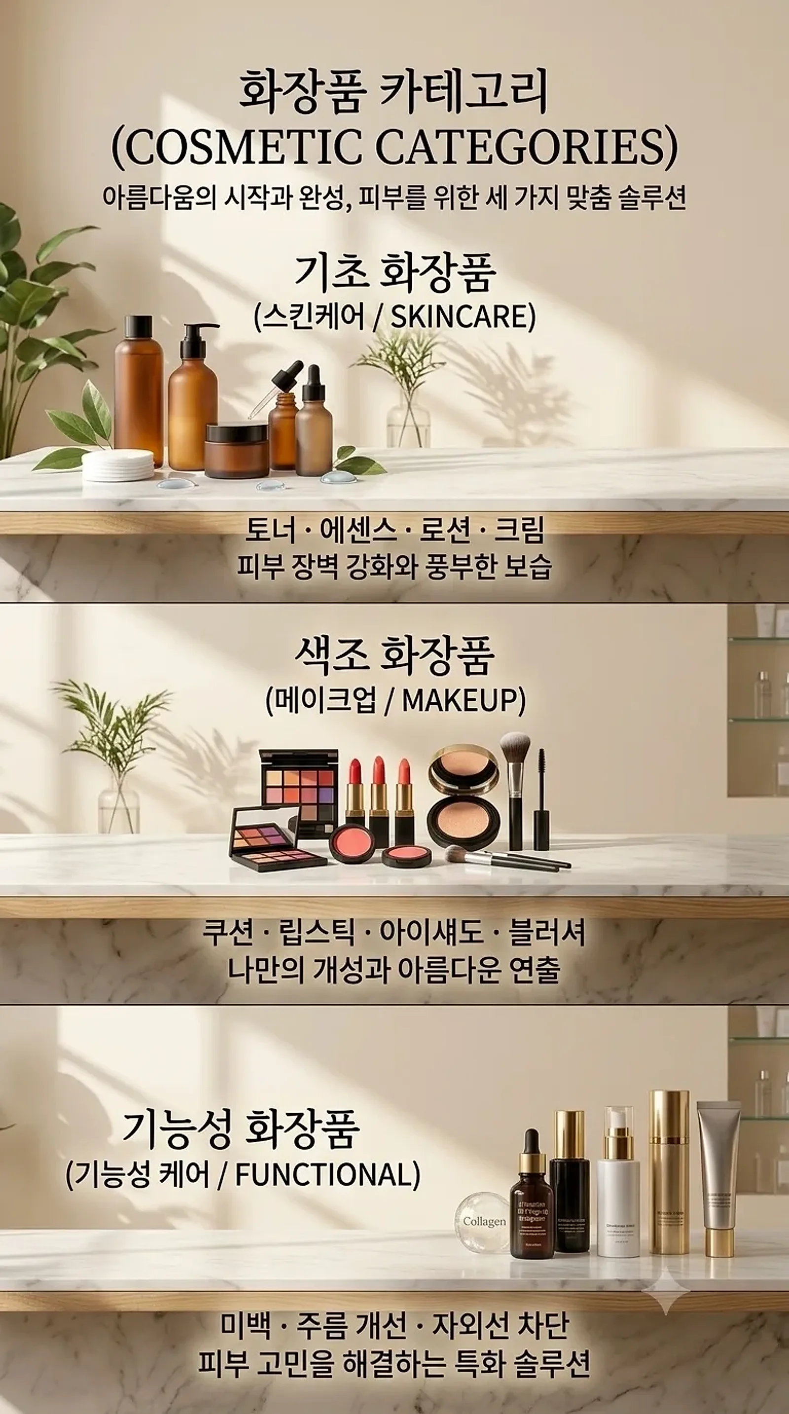 화장품